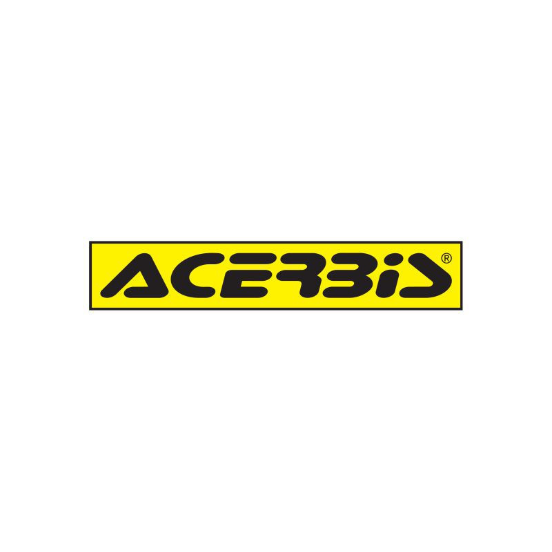 Autocollant Acerbis 60 cm - Jaune/Noir