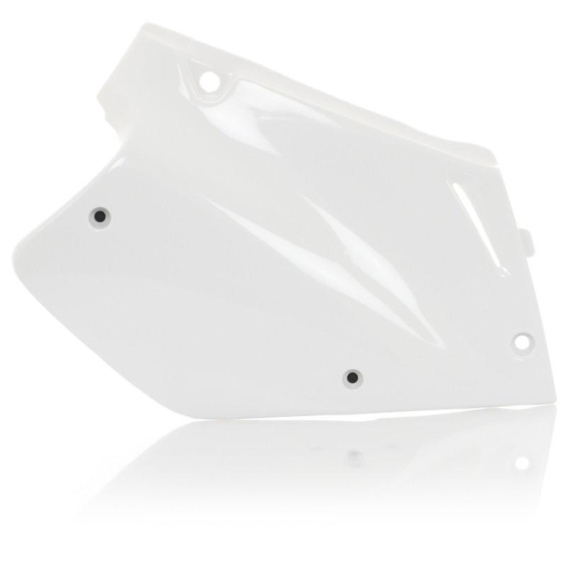 Plaques Latérales Honda CR 125R 95-97 + CR250 95-96 - Blanc