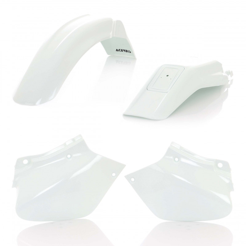 Kit Plastique Honda XR250 96-03 + XR400 96-04 - Blanc
