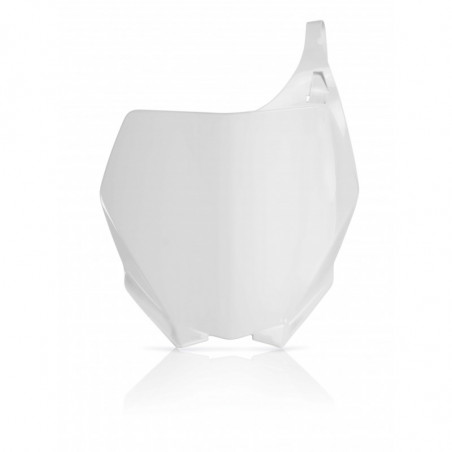 Plaque Avant Yamaha YZ 125/250 06-14 + YZF 06-09 - Blanc