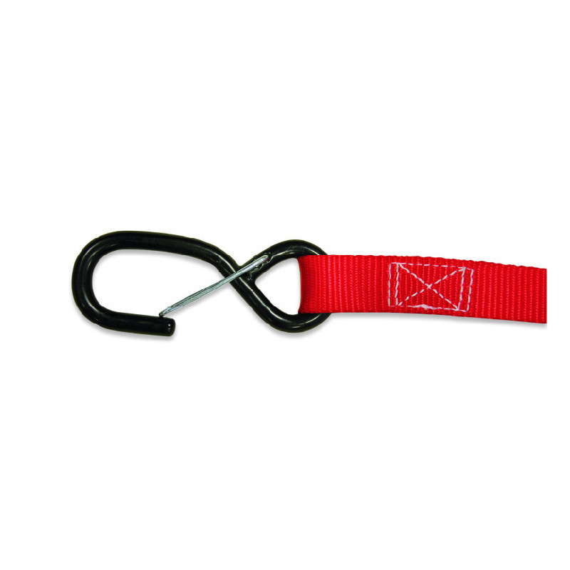 TIE DOWNS 25MM (2PCS.) - RED