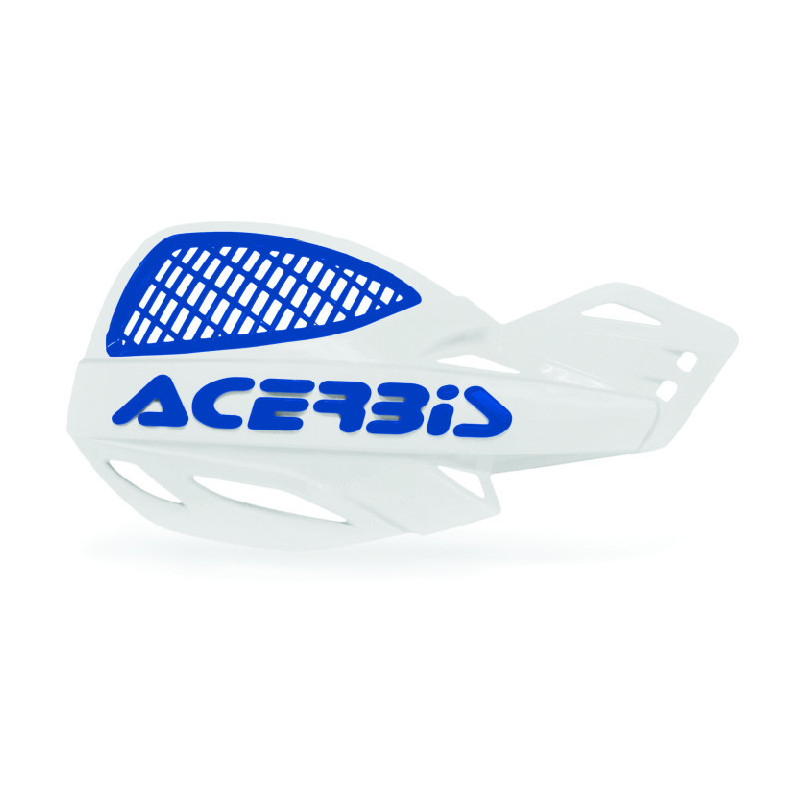 VENTED UNIKO HANDGUARDS - WHITE/BLUE VENTED UNIKO HANDGUARDS - WHITE/BLUE
