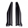 Protèges fourches Kawasaki KX125/250 04-08 + KXF25 04-05 - Noir