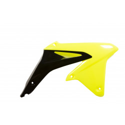 Ouies de radiateurs Suzuki RMZ450 08-17 - Jaune Fluo/Noir