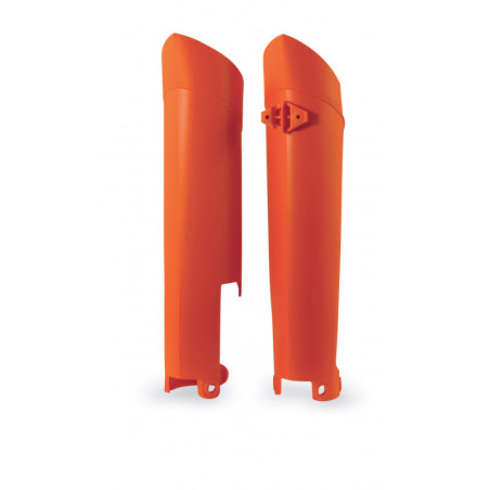 LOWER FORK COVER KTM EXC 08-15 + SX 08-14 - ORANGE