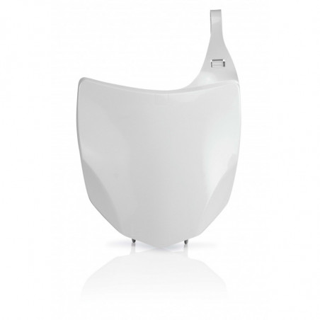 Plaque Avant Kawasaki KXF250 09-12 + KXF450 09-11 - Blanc