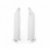 Protèges fourches Kawasaki KXF250 09-16 + KXF450 09-15 - Blanc