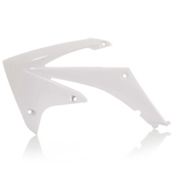 RADIATOR SCOOPS HONDA CRF250 10-13 + CRF450 09-12 - WHITE