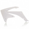 RADIATOR SCOOPS HONDA CRF250 10-13 + CRF450 09-12 - WHITE