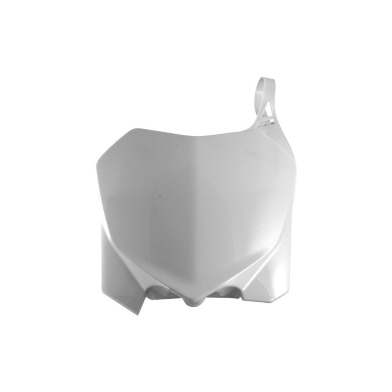 Plaque Avant Honda CRF250 10-13 + CRF450 09-12 - Blanc