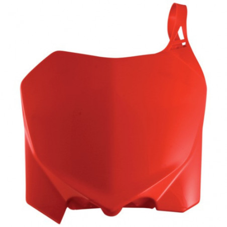 FRONT NUMBER PLATE HONDA CRF250 10-13 + CRF450 09-12 - RED
