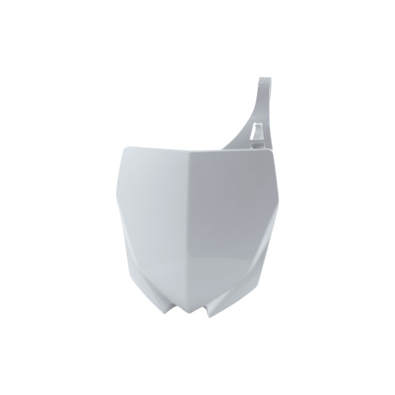 Plaque Avant Yamaha YZF250 10/18 + 450 10/17 + YZ 125-250 15-21 - Blanc