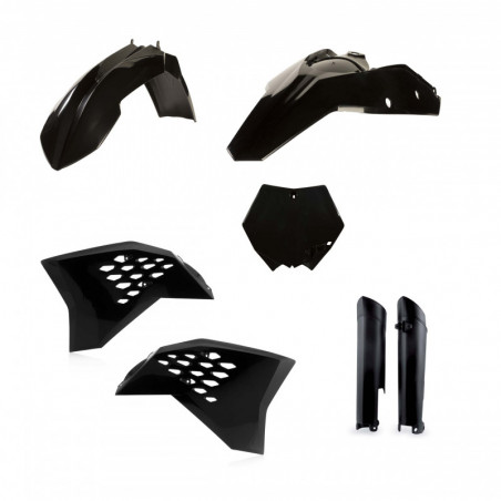 FULL PLASTIC KIT KTM SXF 07-10 - BLACK