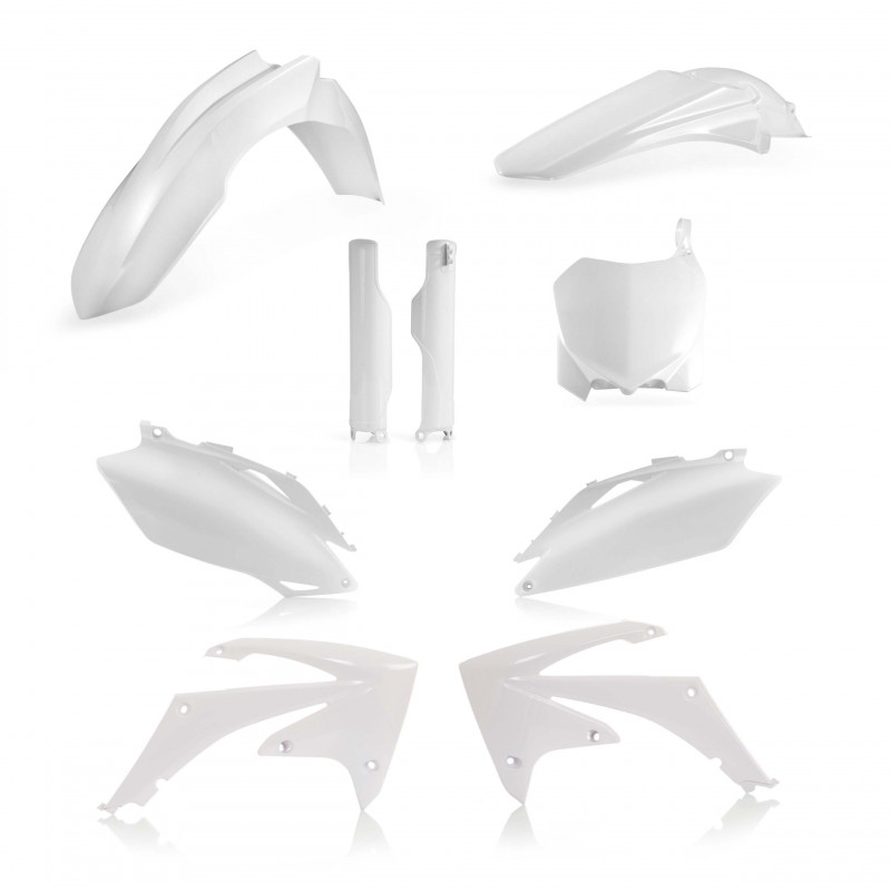 Full Kit Plastique Honda CRF250 2010 + CRF450 09-10 - Blanc