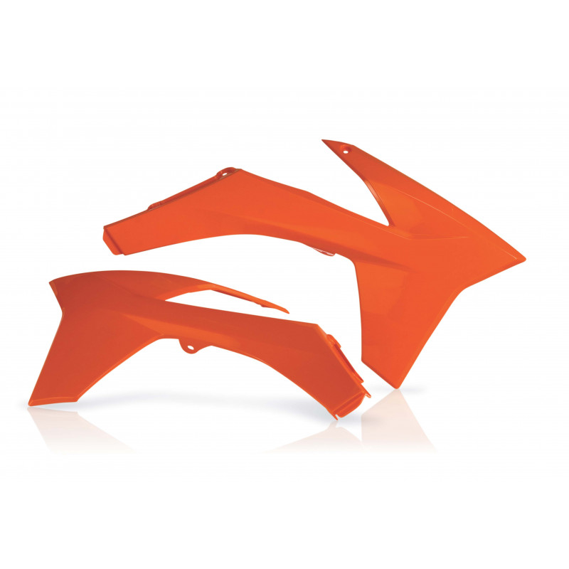 Ouies de radiateurs KTM EXC 12-13 + SX + SXF 11-12 - Orange Ouies de radiateurs KTM EXC 12-13 + SX + SXF 11-12 - Orange
