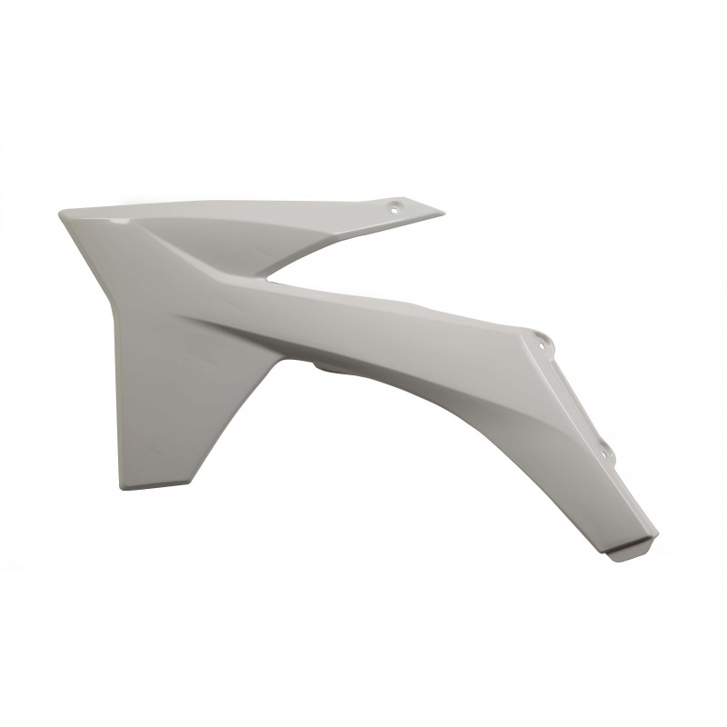 Ouies de radiateurs KTM EXC 12-13 + SX + SXF 11-12 - Blanc Ouies de radiateurs KTM EXC 12-13 + SX + SXF 11-12 - Blanc