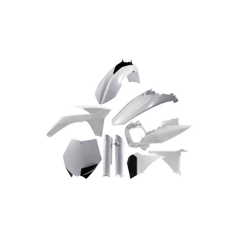 FULL PLASTIC KIT KTM SX 2011 - WHITE