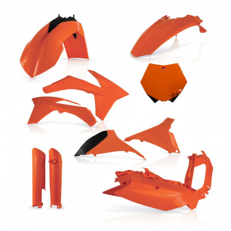 Full Kit Plastique KTM SXF 11/12 + SX 12 - Orange