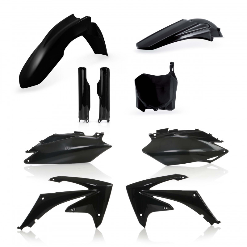 Full Kit Plastique Honda CRF250 11-13 + CRF450 11-12 - Noir