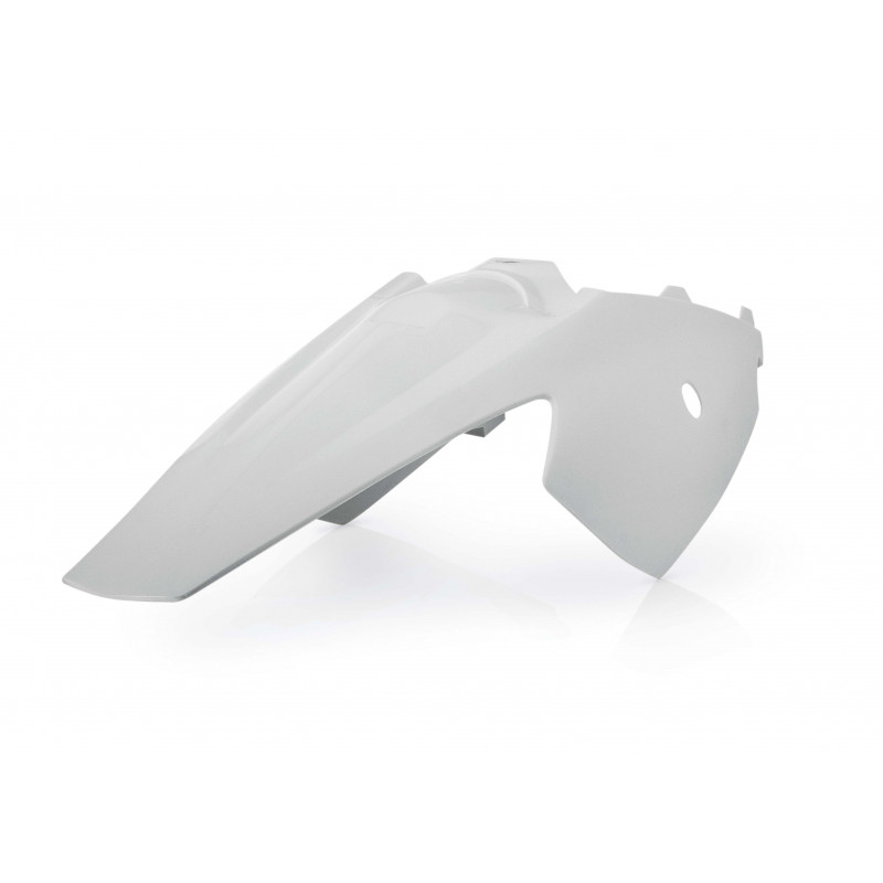 Garde Boue Arrière + Plaques Latérales KTM SX 85 04-12 - Blanc
