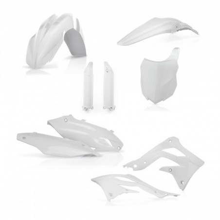 FULL PLASTIC KIT KAWASAKI KXF450 13-15 - WHITE