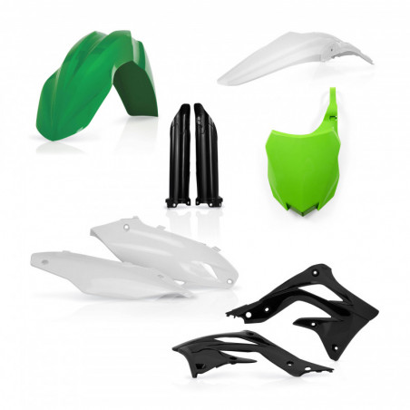 Full Kit Plastique Kawasaki KXF450 13-15 - Vert/Noir