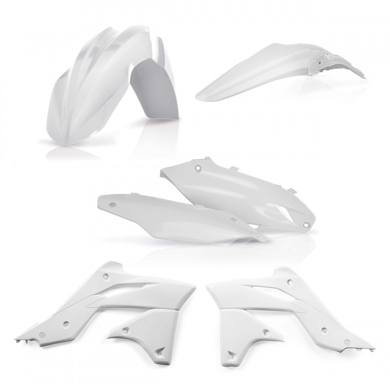 Kit Plastique Kawasaki KXF250 13-16 - Blanc