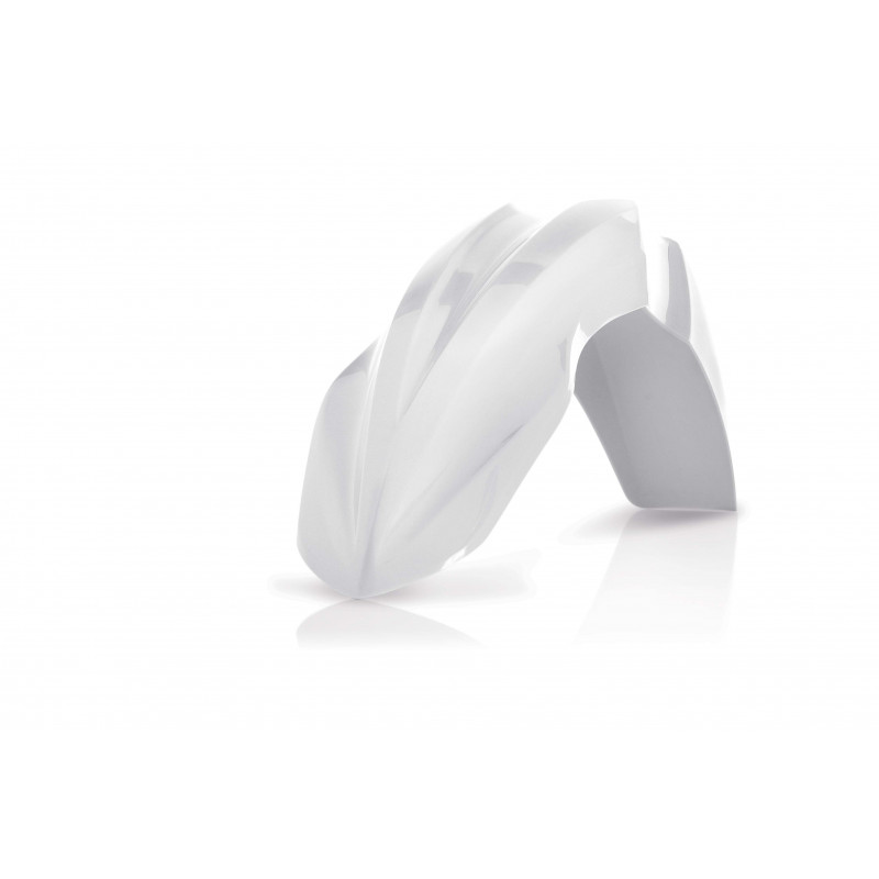 Garde Boue Avant Kawasaki KXF250 13-16 + KXF450 13-15 - Blanc