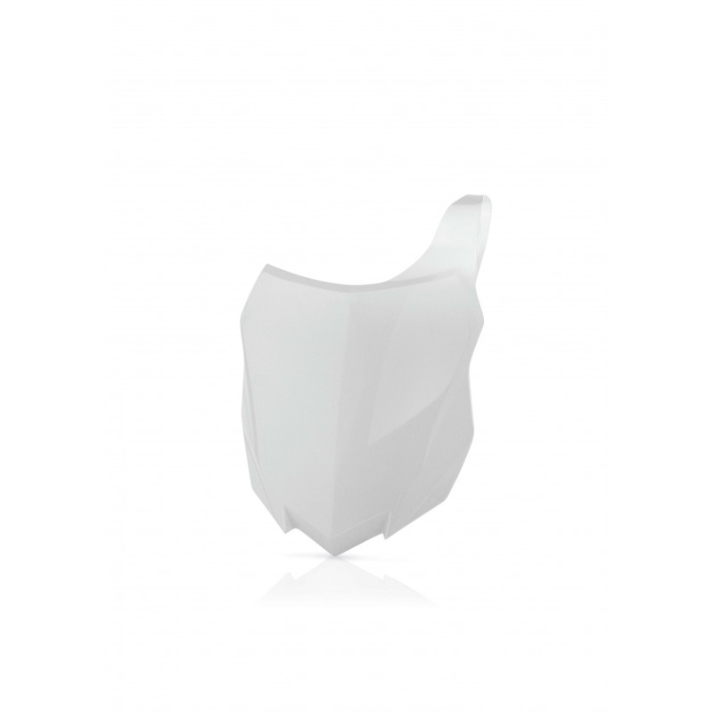 Plaque Avant Kawasaki KXF250 13-16 + KXF450 13-15 - Blanc