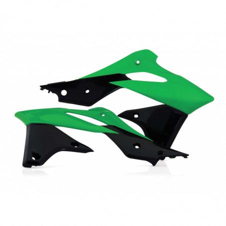 RADIATOR SCOOPS KAWASAKI KXF250 13-16 - GREEN/BLACK