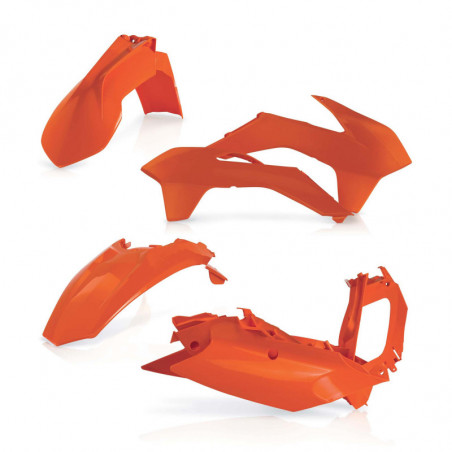 PLASTIC KIT KTM EXC/EXCF 14-16 - ORANGE