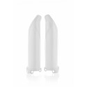 Protèges fourches Kawasaki KXF250 17-23 + KXF450 16-23 - Blanc
