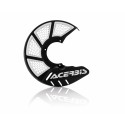 X-BRAKE FRONT DISC COVER VENTED - BLACK/WHITE