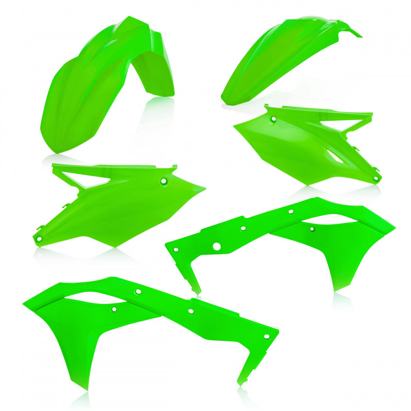 Kit Plastique Kawasaki KXF250 17-20 - Vert Fluo Kit Plastique Kawasaki KXF250 17-20 - Vert Fluo