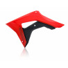 Ouies de radiateurs Honda CRF450 17-20 + CRF250 18-21 - Rouge/Noir