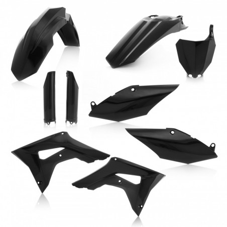 Full Kit Plastique Honda CRF450 17-18 + CRF250 2018 - Noir
