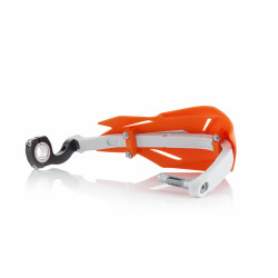 Protèges mains X-FACTORY - Orange/Blanc