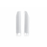 Protèges fourches Honda CRF450 17-18 + CRF250 18 - Blanc