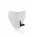 FRONT NUMBER PLATE HVA SX 85 14-17 - WHITE