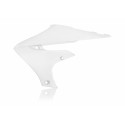 Ouies de radiateurs Yamaha YZF450 18-22 + YZF250 19-23 + WRF450 19-23 + WRF250 20-23 - Blanc