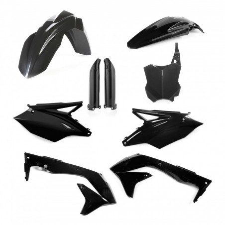 FULL PLASTIC KIT KAWASAKI KXF450 16-18 - BLACK