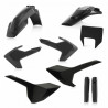 Full Kit Plastique + Plaque Phare HVA TE-FE 17/19 - Noir