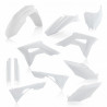 Full Kit Plastique Honda CRF450 19-20 + CRF250 19-21 / 7 pieces - Blanc