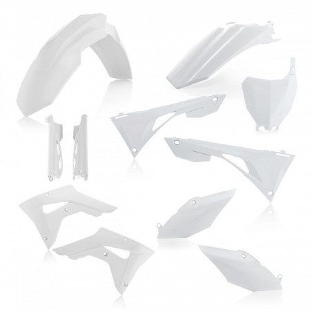 Full Kit Plastique Honda CRF250X-300X 19-21 + CRF450X 19-20 / 7 pieces - Blanc