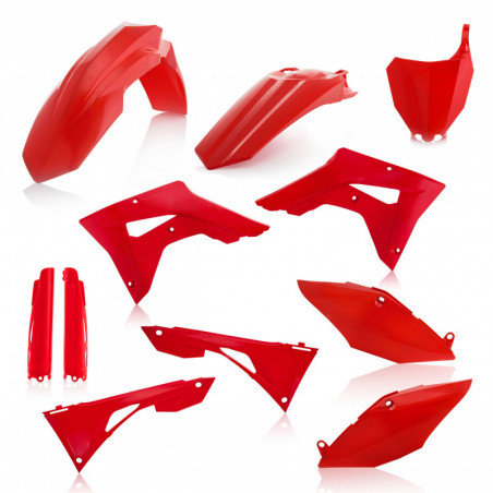 Full Kit Plastique Honda CRF250X-300X 19-21 + CRF450X 19-20 / 7 pieces - Rouge