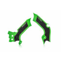 X-GRIP FRAME PROTECTOR KAWASAKI KX 450 19-23 + KX 250 21-23 - GREEN/BLACK