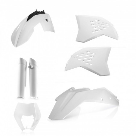 Full Kit Plastique KTM EXC/EXCF 08-11 - Blanc