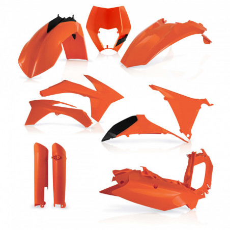 FULL PLASTIC KIT KTM EXC/EXCF 12-13 - ORANGE