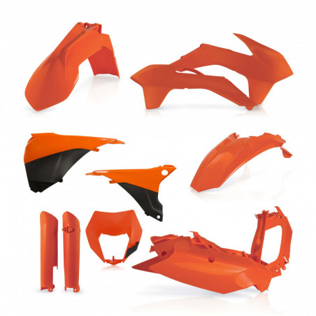 FULL PLASTIC KIT KTM EXC/EXCF 14-15 - ORANGE