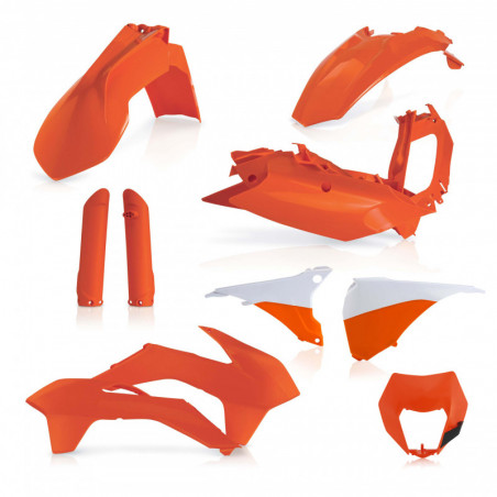 FULL PLASTIC KIT KTM EXC/EXCF 2016 - ORANGE